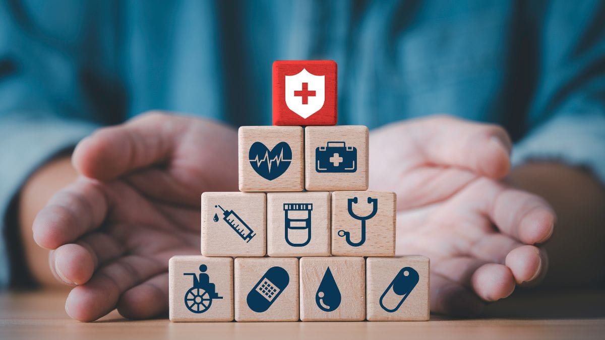 Gezondheidssymbolen bij de terugbetaling lensimplantatie.
